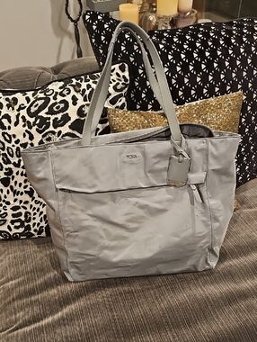 Tumi Light Gray Women's Tote Bag with Shoulder Straps